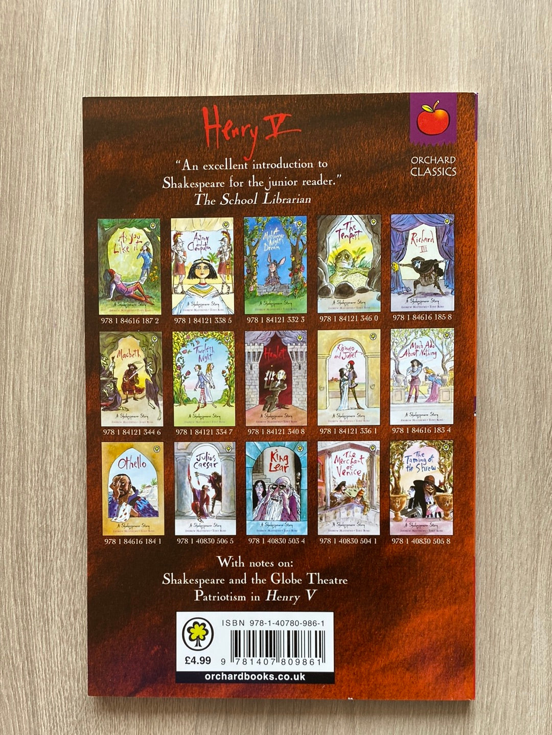 Henry the 5th - A Shakespeare story (retelling for younger readers)