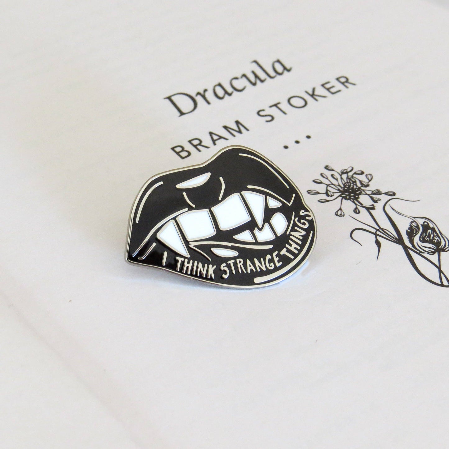 Dracula Enamel Pin Badge - Gothic Literature Collection
