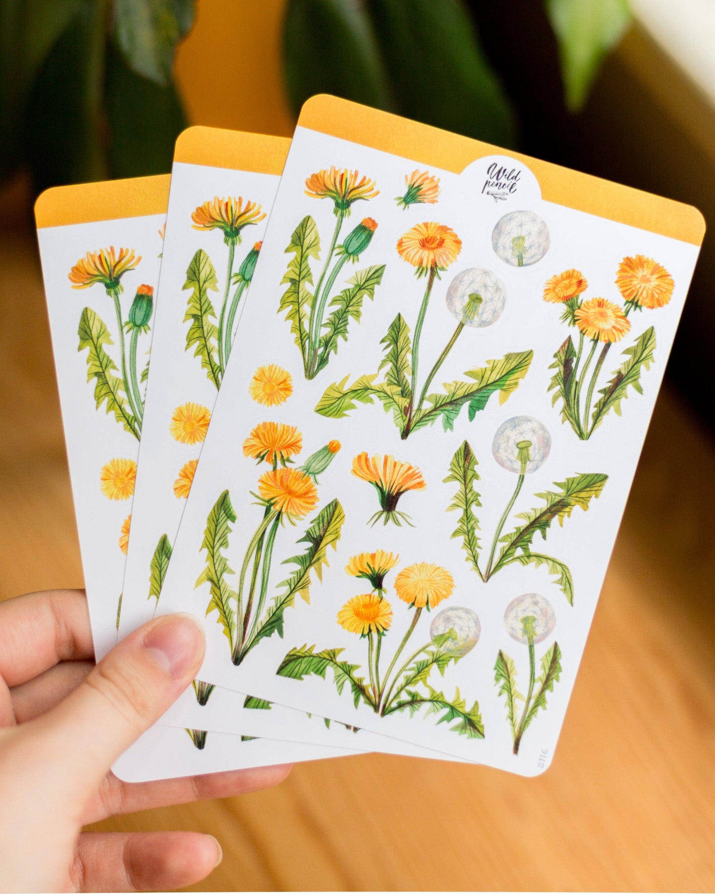 Sticker Sheet — Dandelions