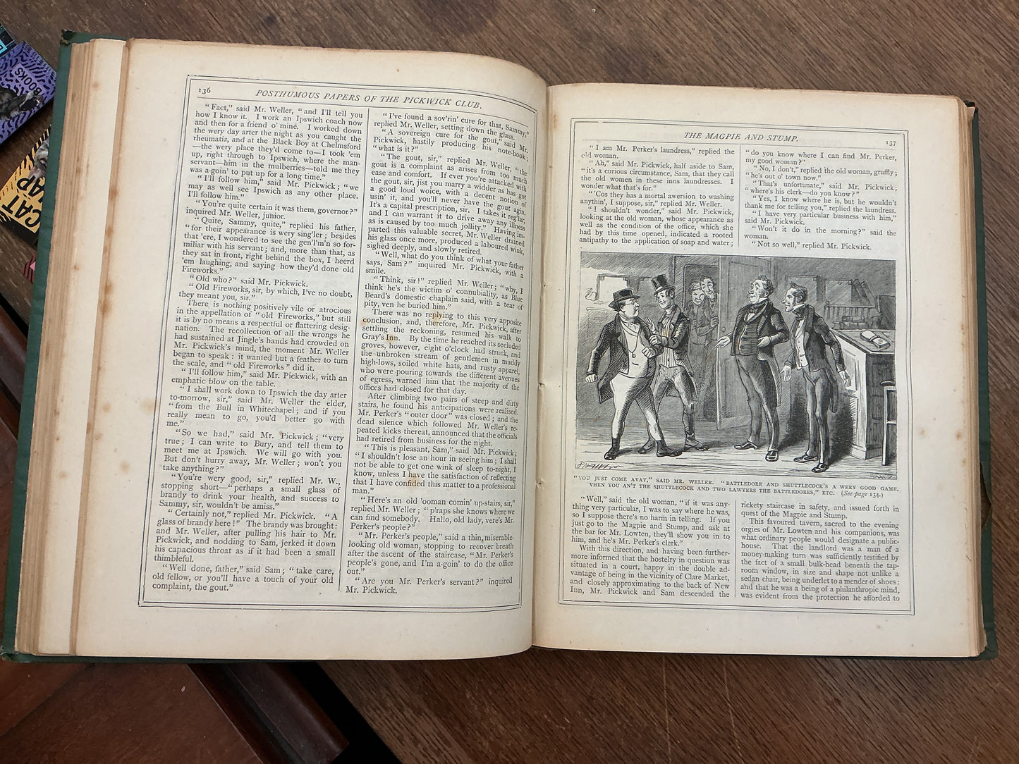 Pickwick Papers by Charles Dickens (Household Edition 1870’s)
