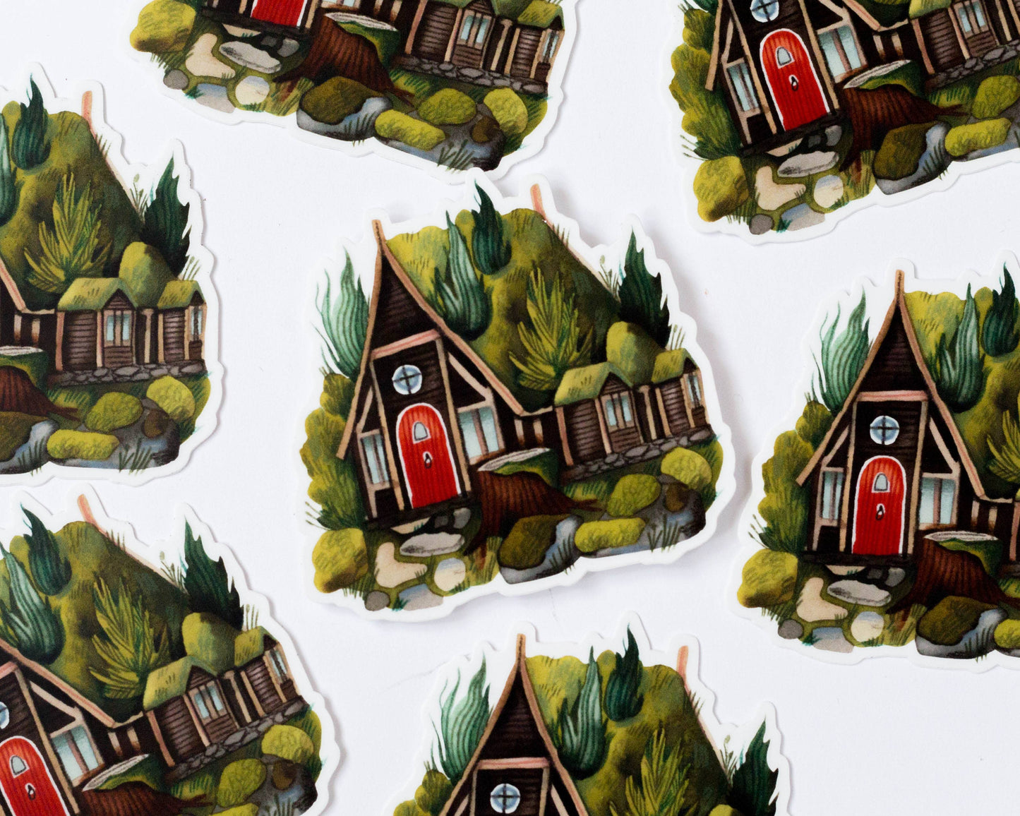 Vinyl sticker — Mossy Cottage