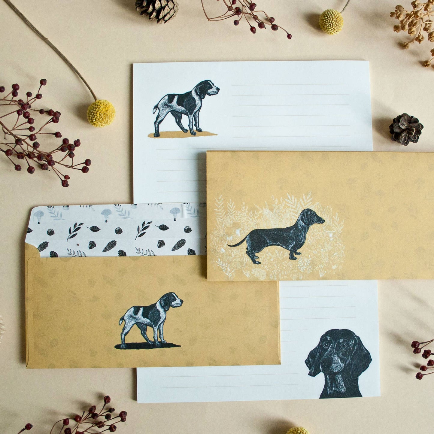 Stationery Set Dogs