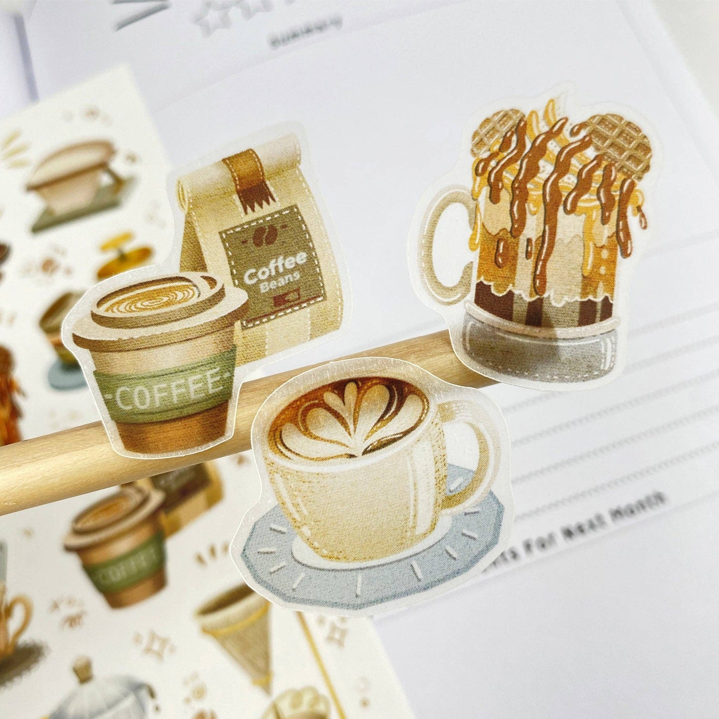 Sticker Sheet - Coffee