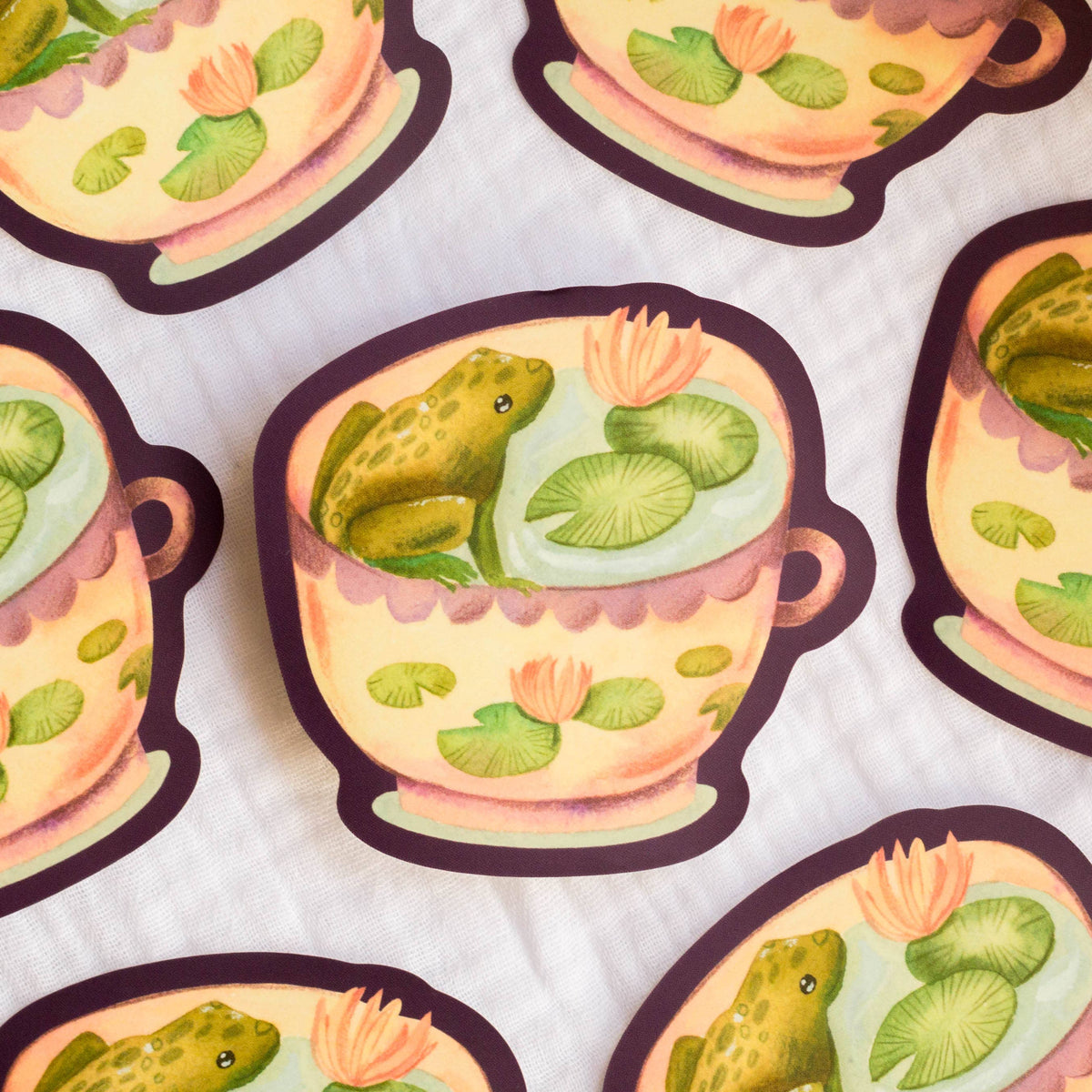 Vinyl sticker — Frog