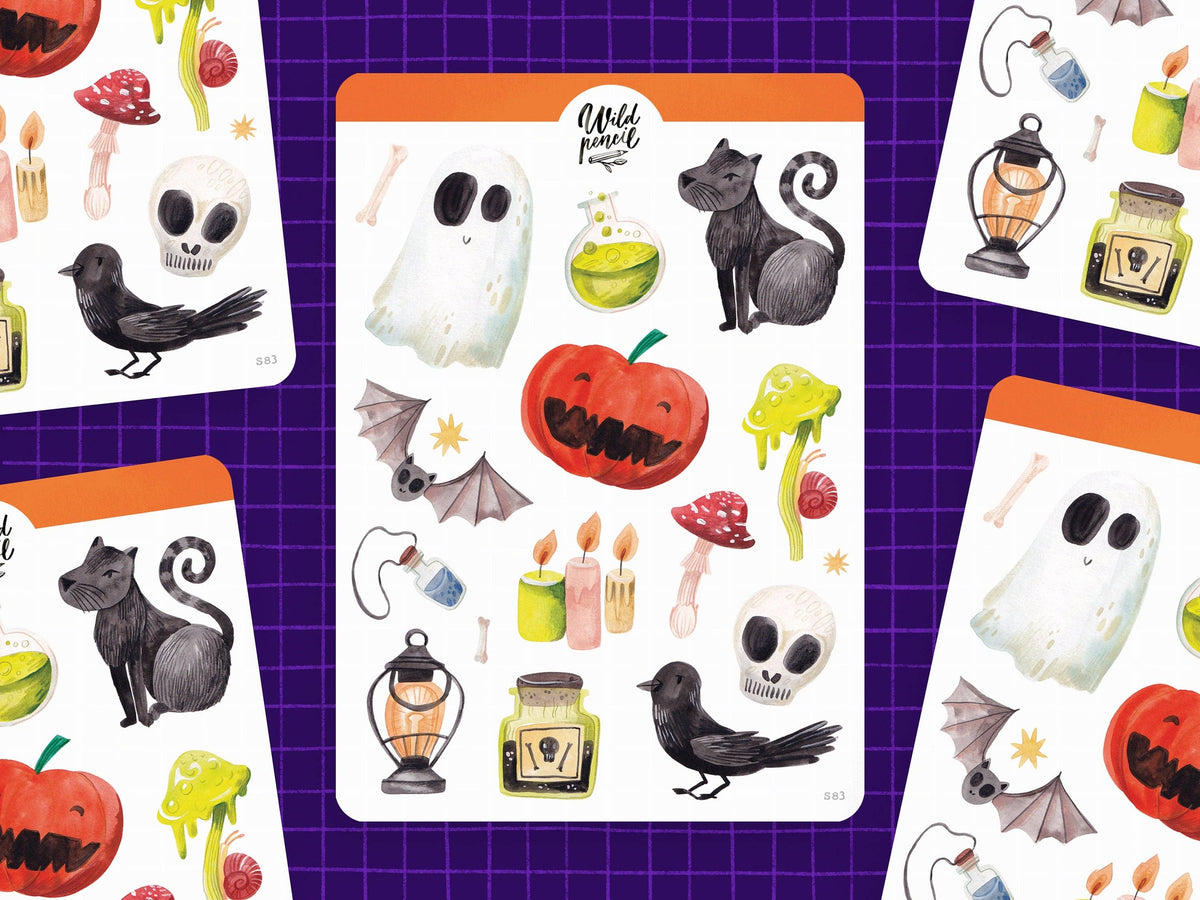 Sticker Sheet — Halloween