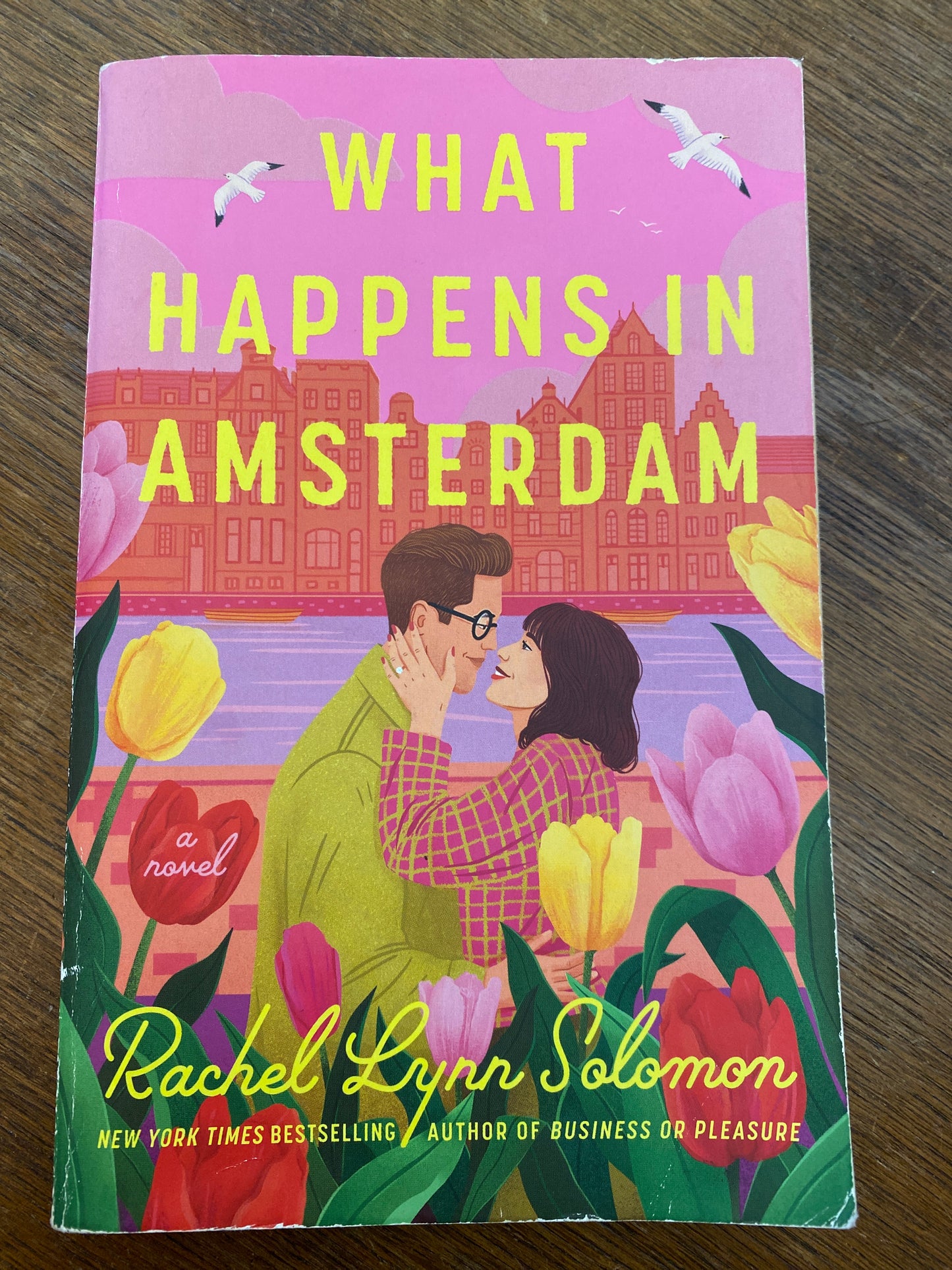 What Happens in Amsterdam: A steamy marriage-of-convenience romcom by Rachel Lynn Solomon