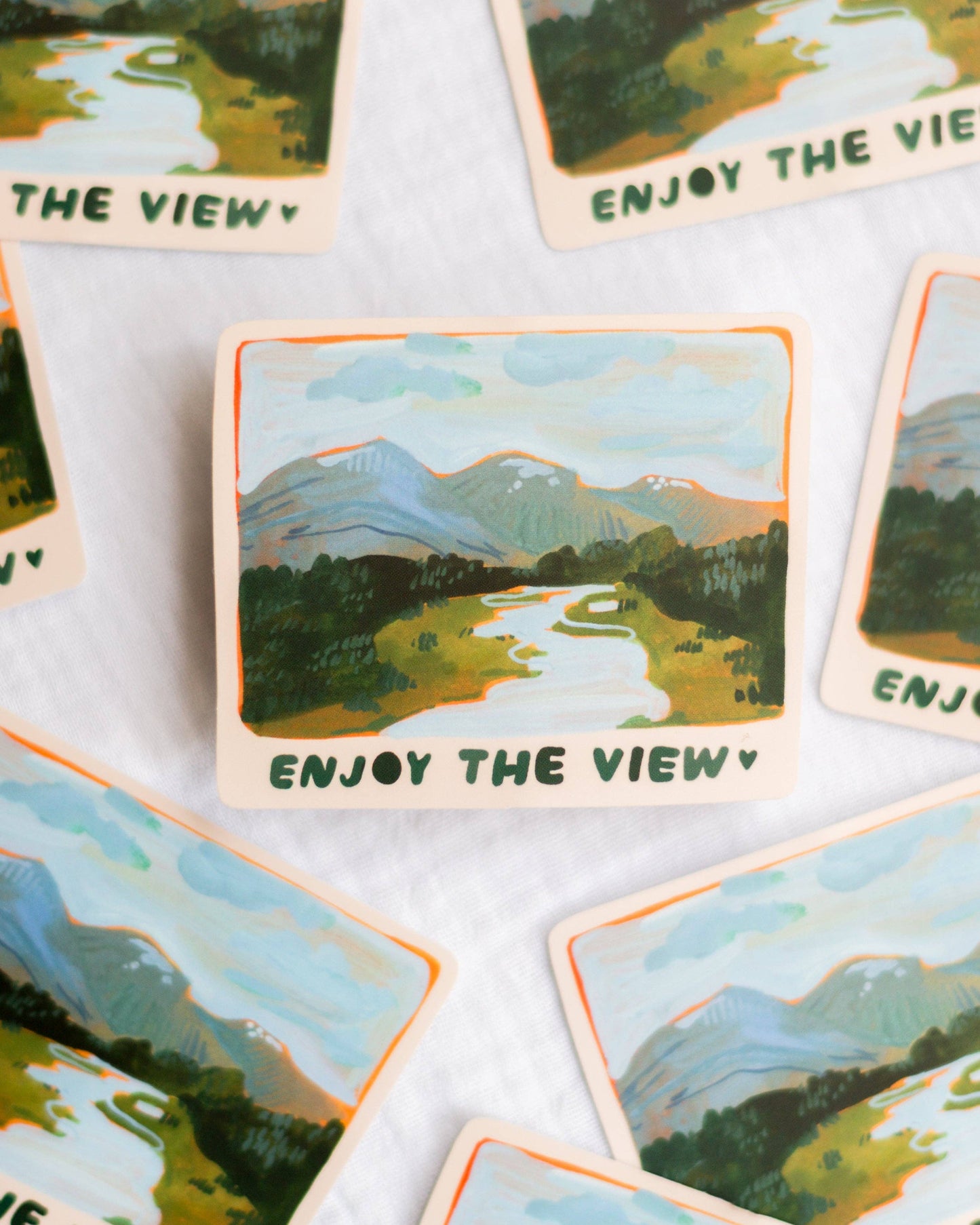 Vinyl Sticker — Enjoy The View