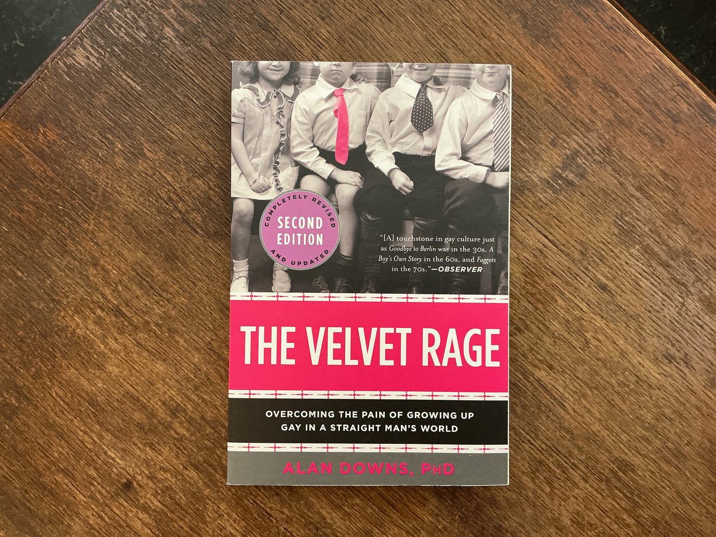The Velvet Rage: Overcoming the Pain of Growing Up Gay in a Straight Man's World by Alan Downs