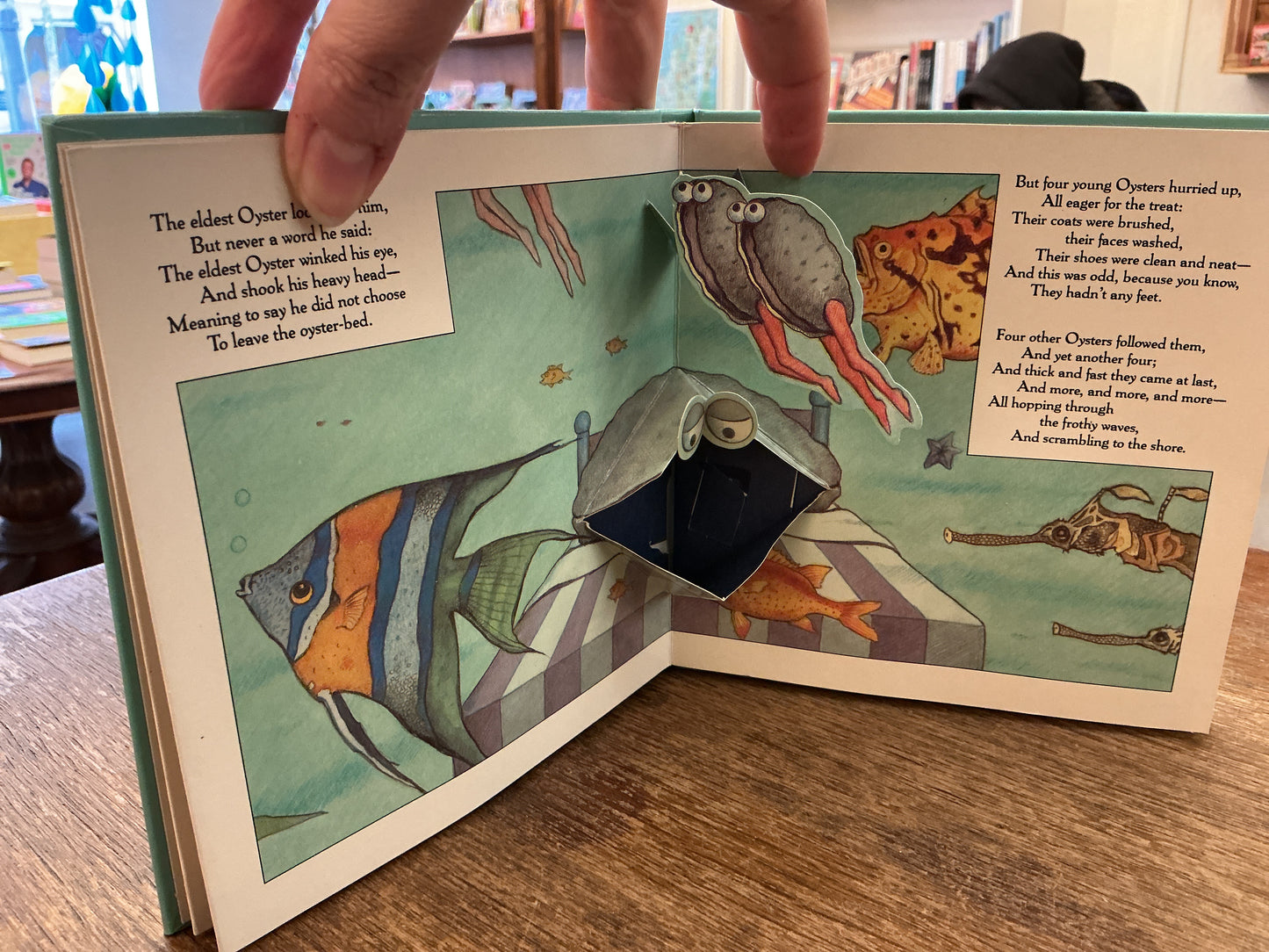 The Walrus and the Carpenter: Another Pop-Up Rhyme from Through the Looking Glass by Nick Bantock