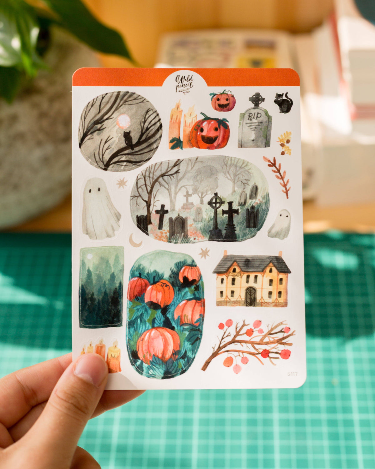 Sticker Sheet — Halloween Night
