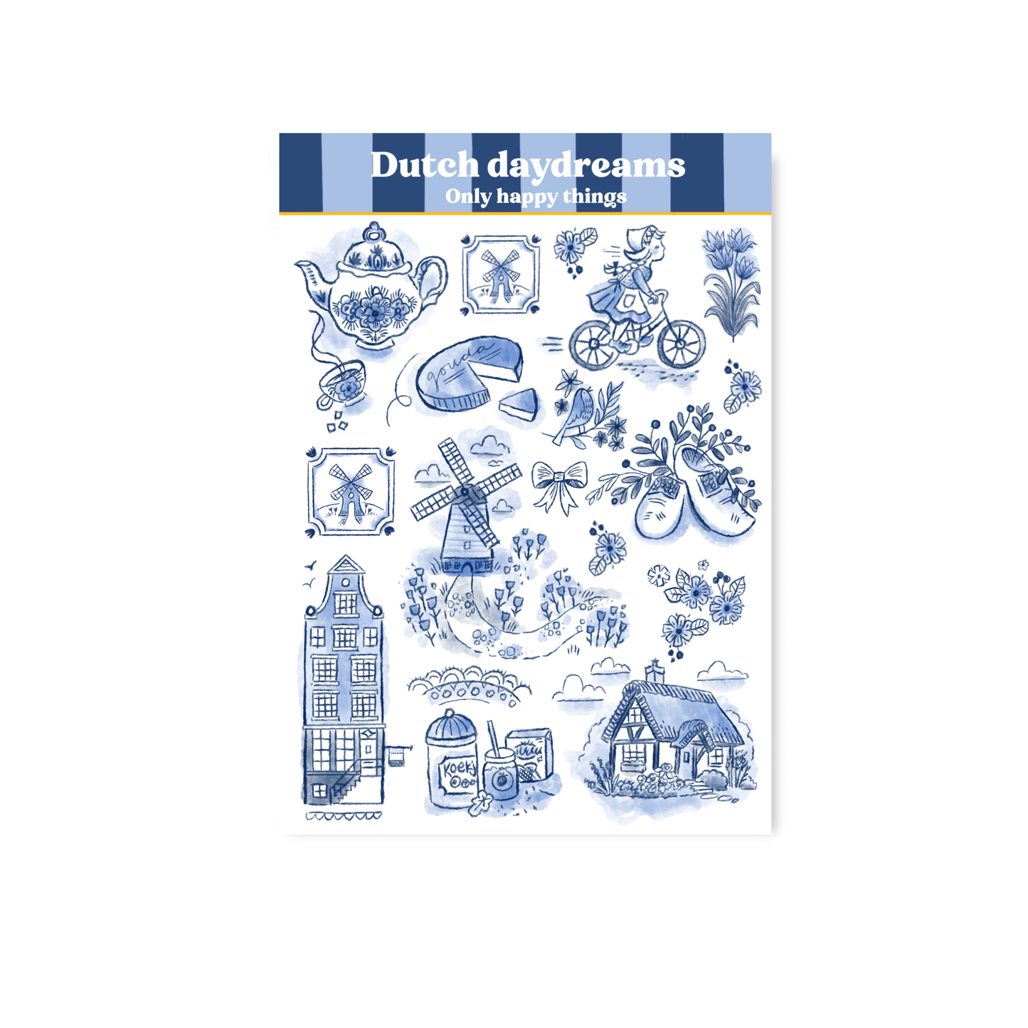 Stickersheet Dutch daydreams