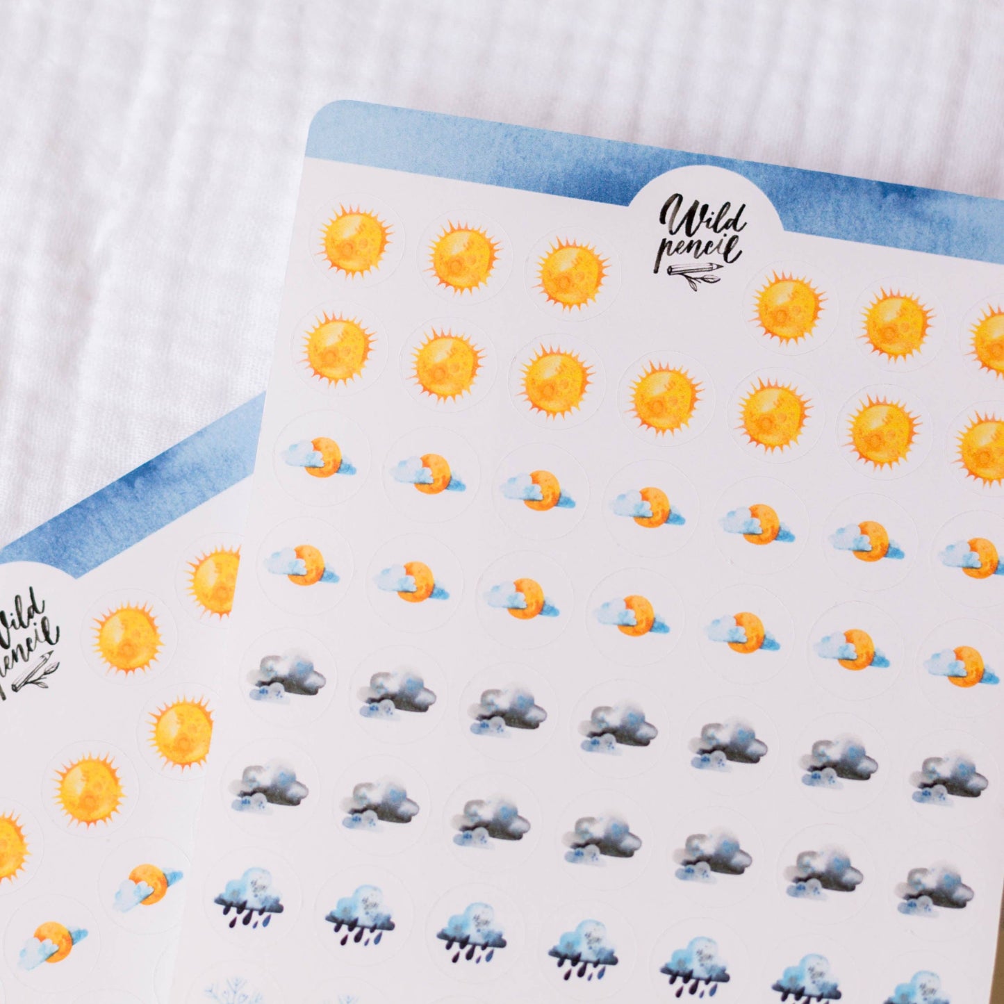 Planner Sticker Sheet — Weather