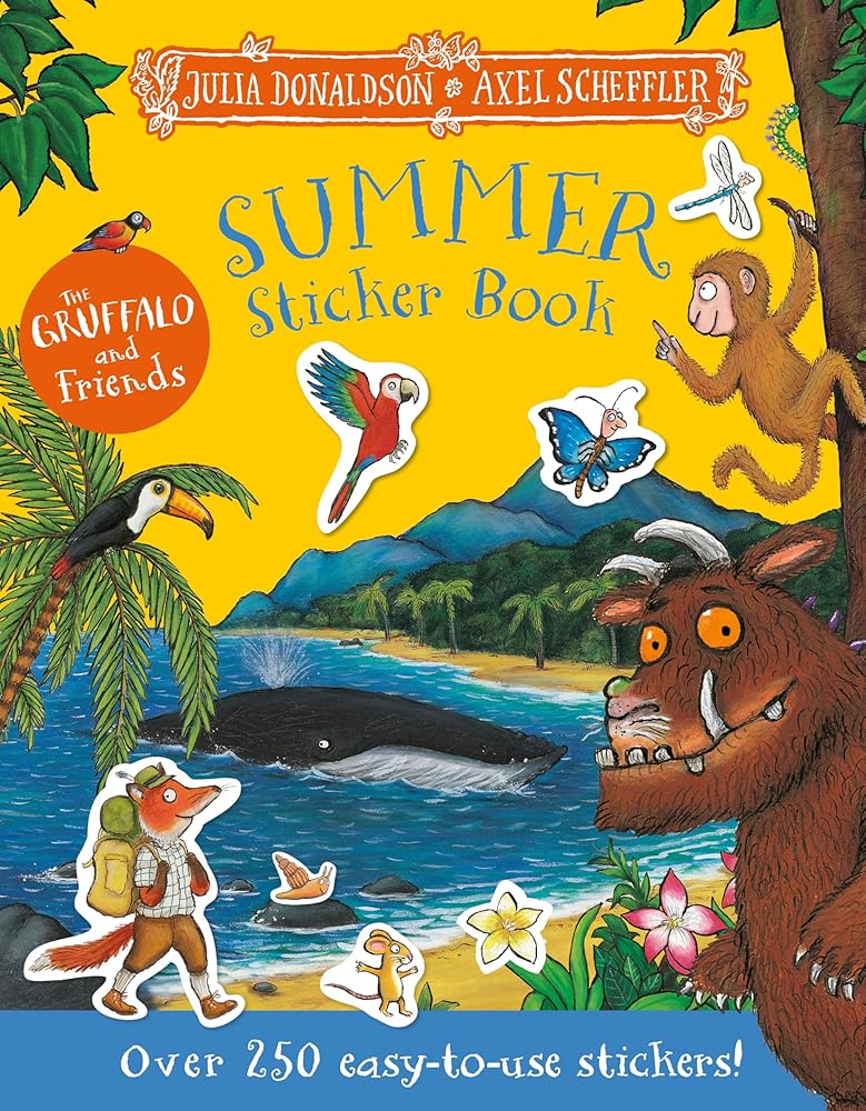 The Gruffalo and Friends: Summer Sticker Book: Over 250 easy-to-use stickers! cover image