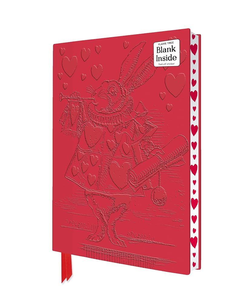 Artisan Art Blank Notebook: Alice's Adventures in Wonderland, White Rabbit cover image