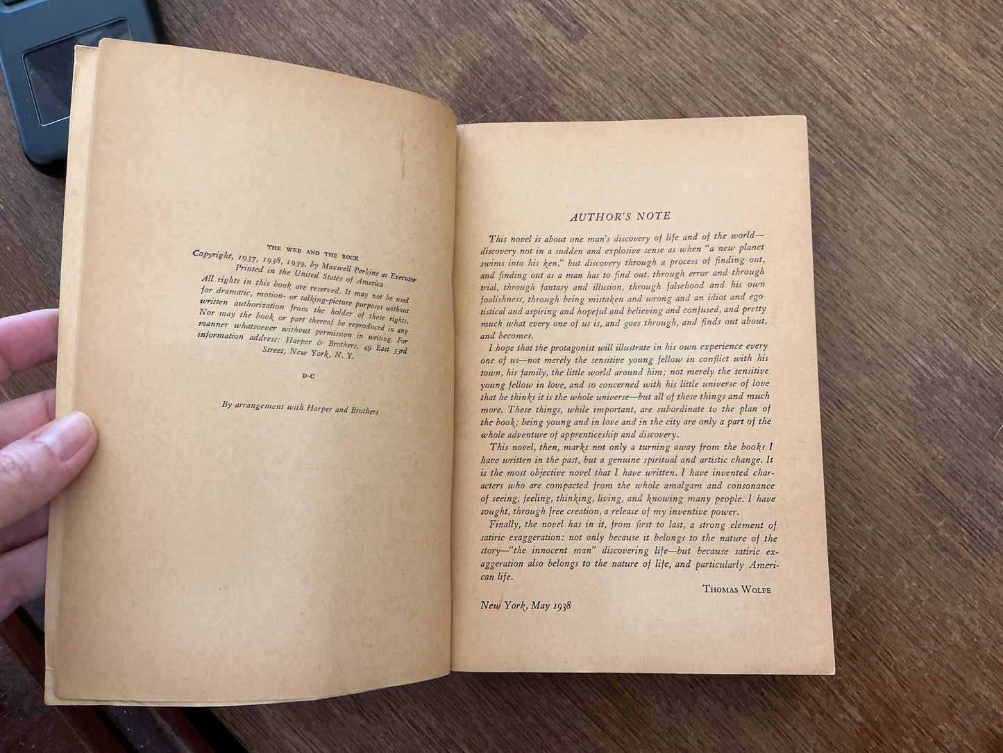 The Web and The Rock by Thomas Wolfe