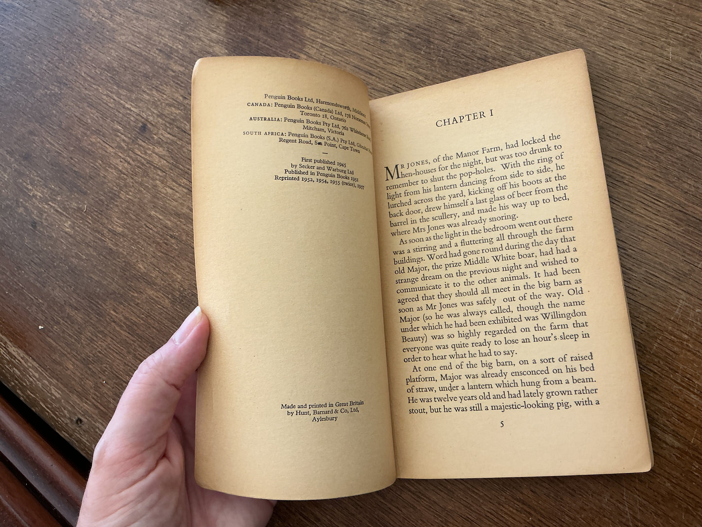 Animal Farm by George Orwell from 1957