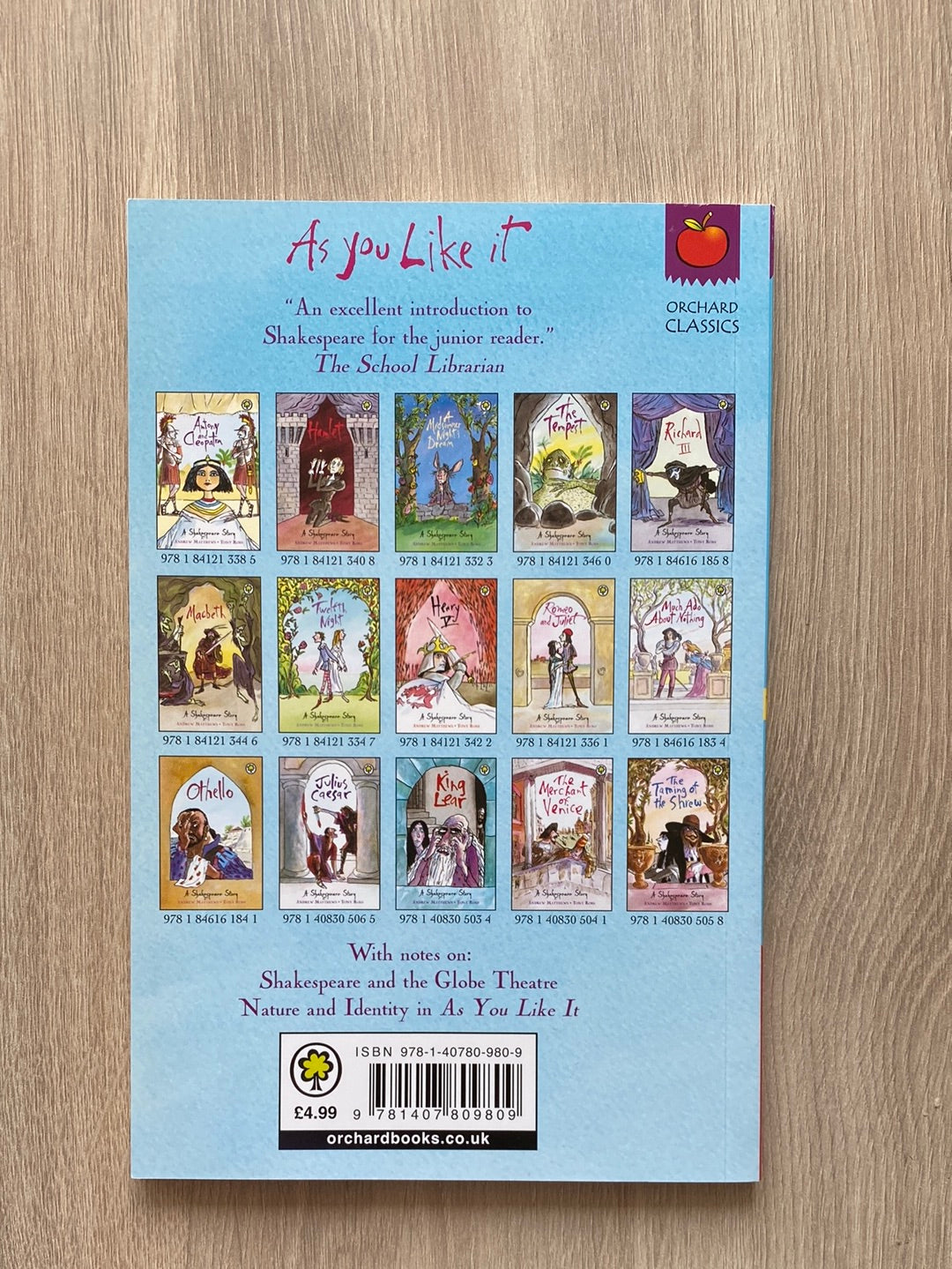 As You Like It (a Shakespeare story) - retelling for younger readers