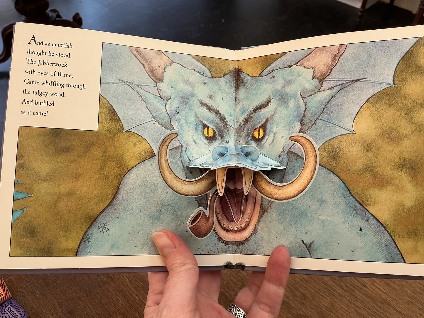Jabberwocky: A Pop-Up Rhyme from Through the Looking Glass by Nick Bantock