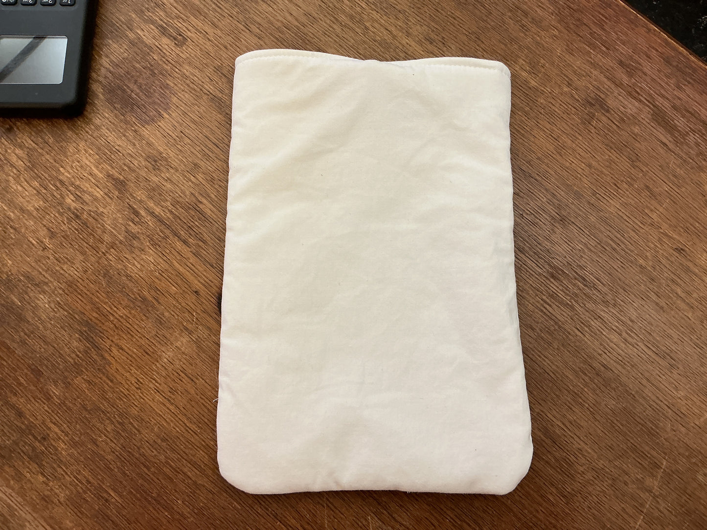 Floral Embroidery Book Sleeve Handmade in Haarlem (plain back)