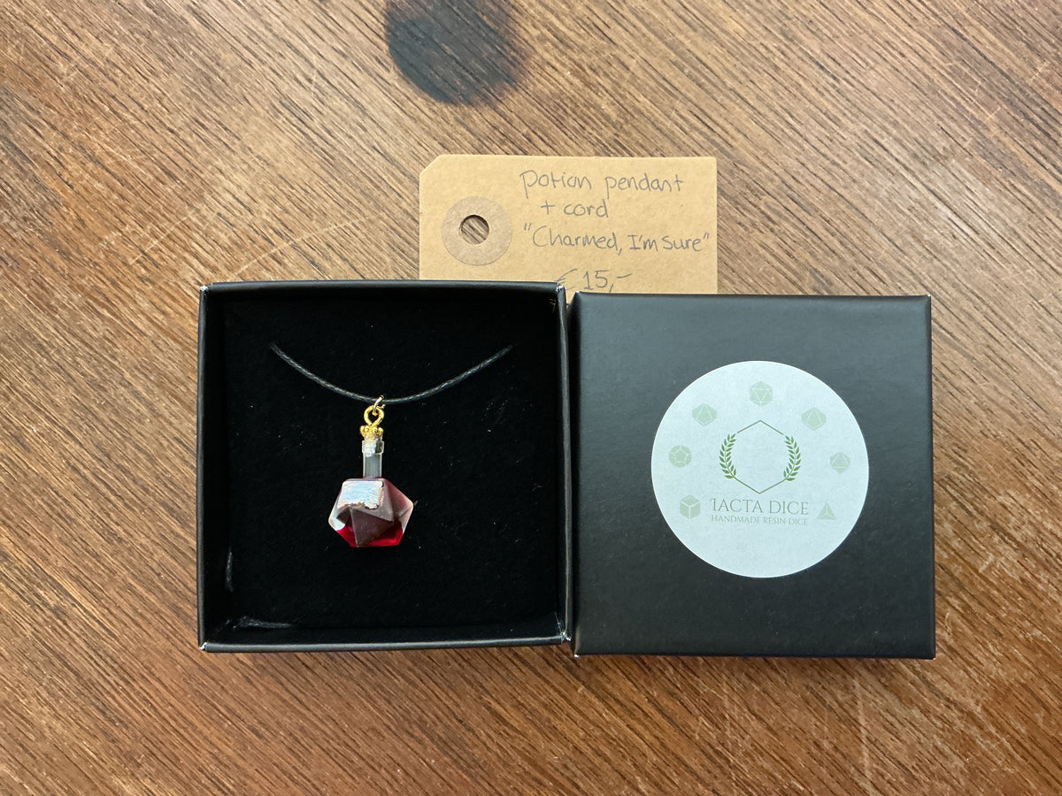 Potion Pendant necklace “Charmed, I’m sure”