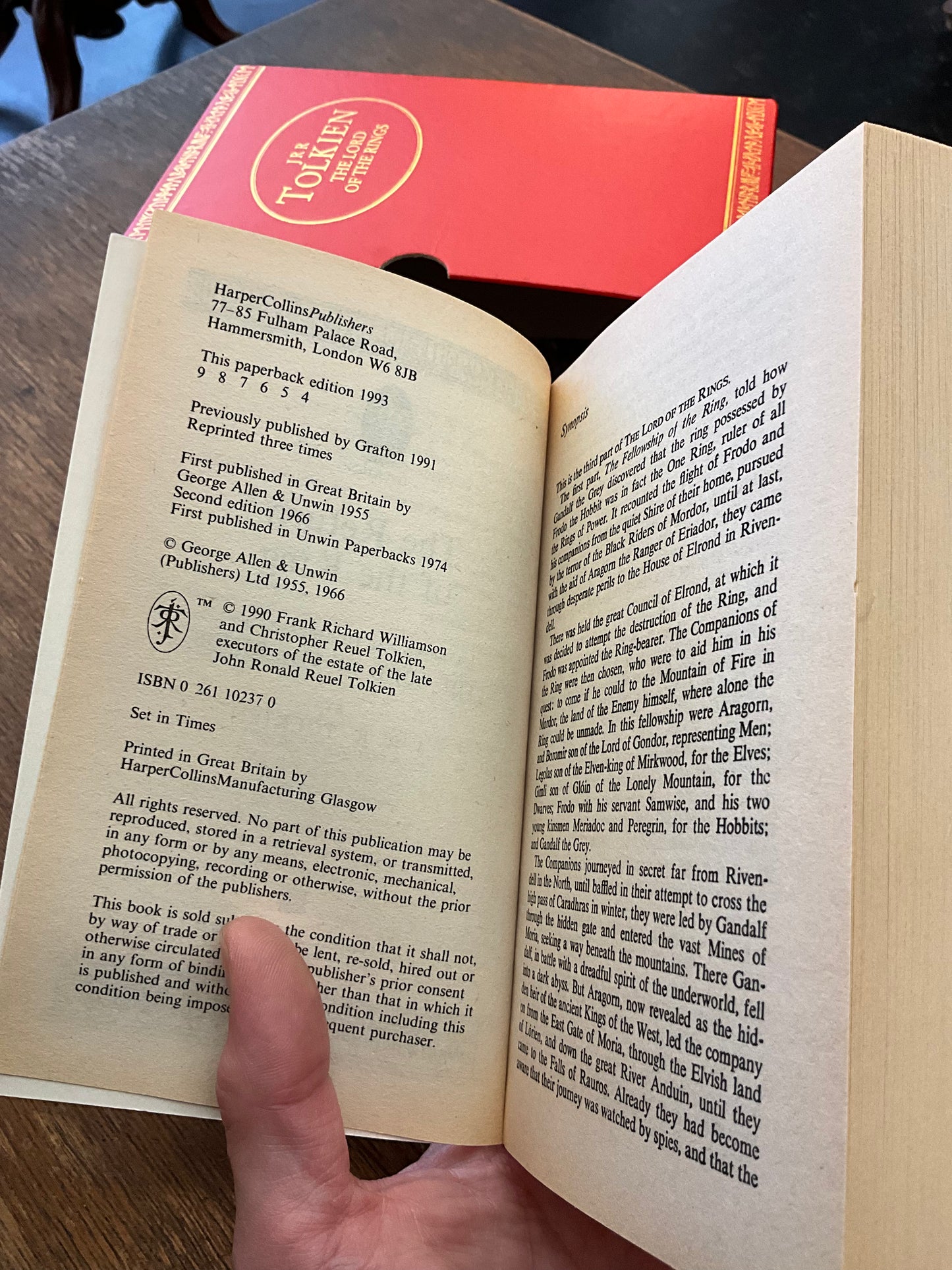 Lord of the Rings Box Set (Harper Collins 1993)