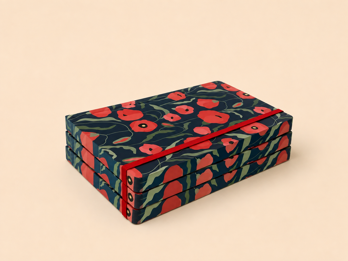 Notebook – Scarlet Poppies
