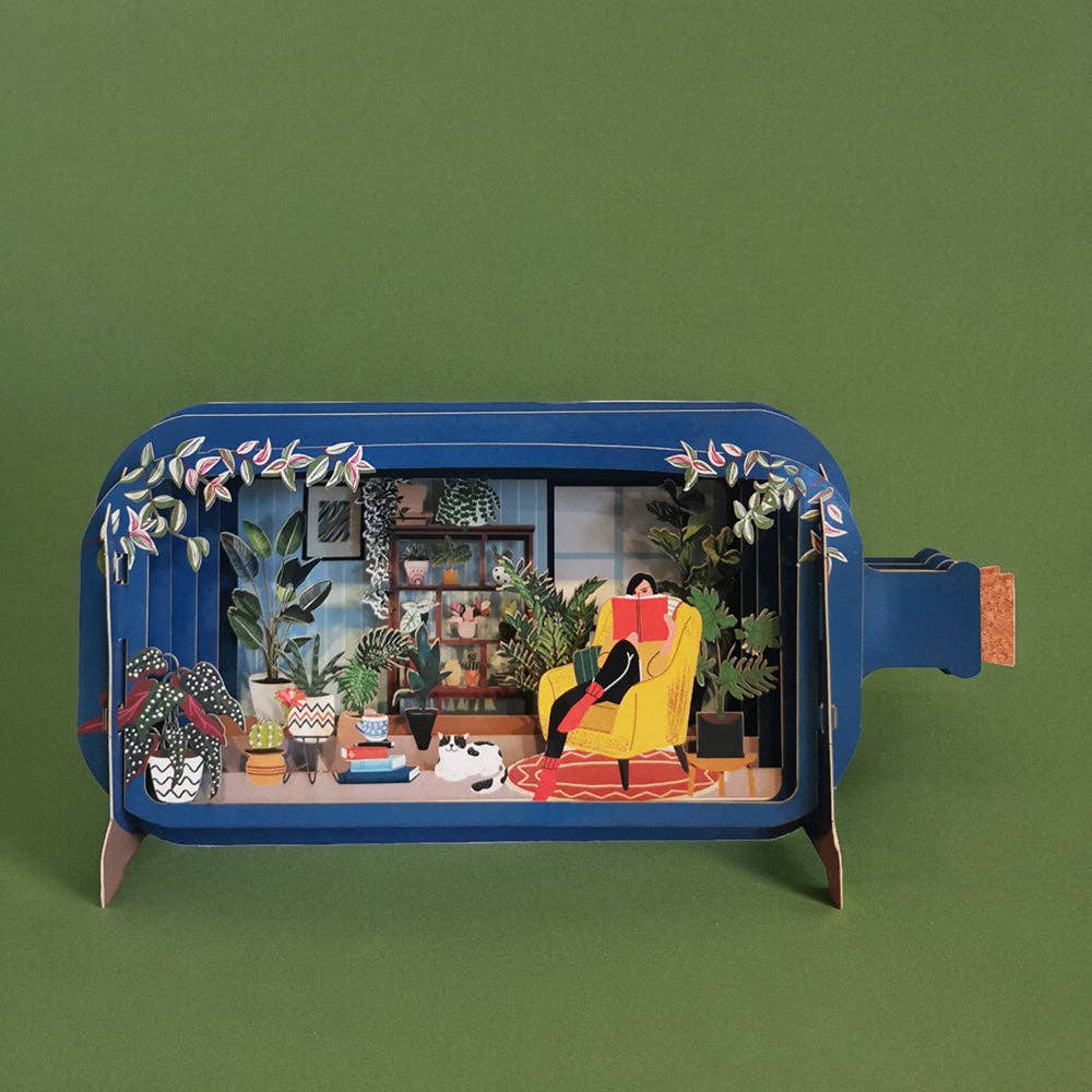 Cozy Reading Pop-up card