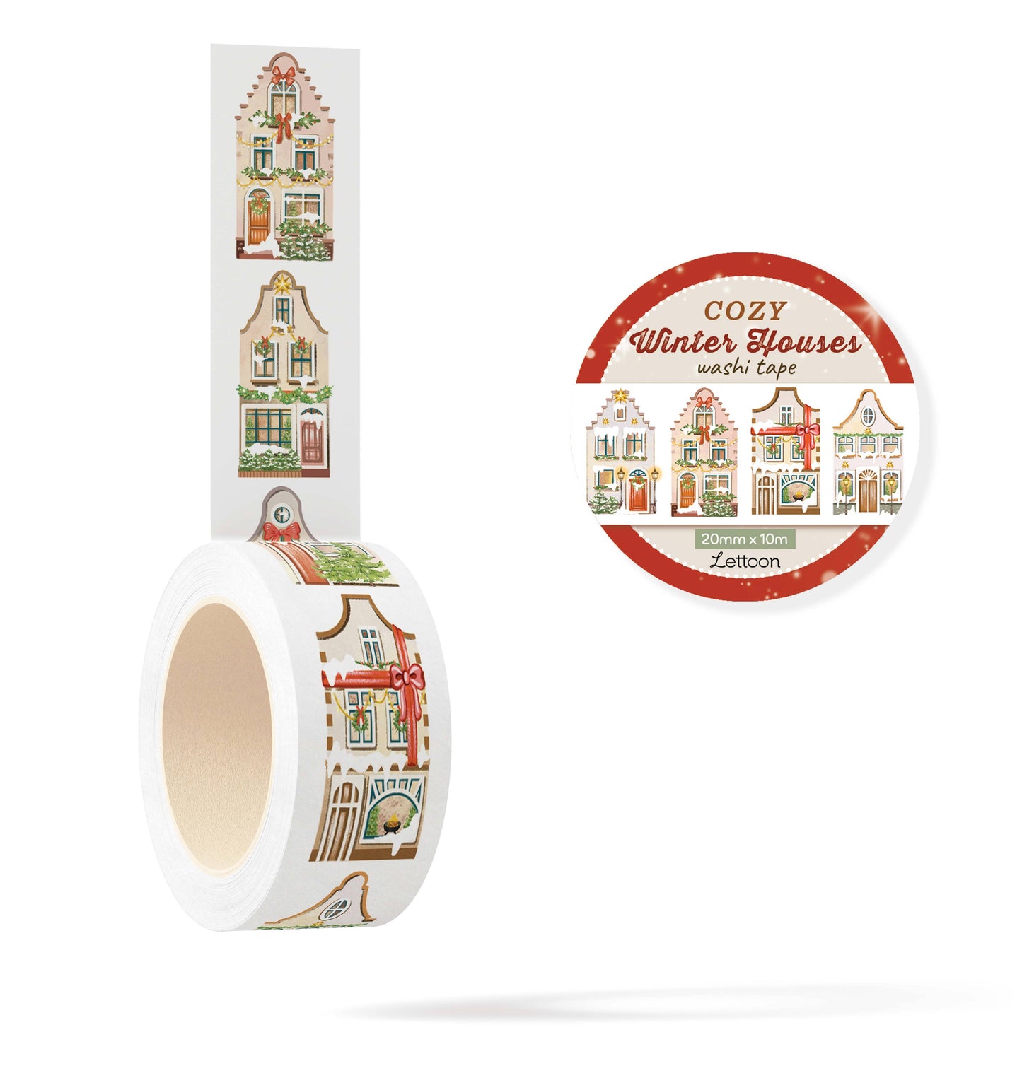 Washi Tape - Cozy Winter Houses