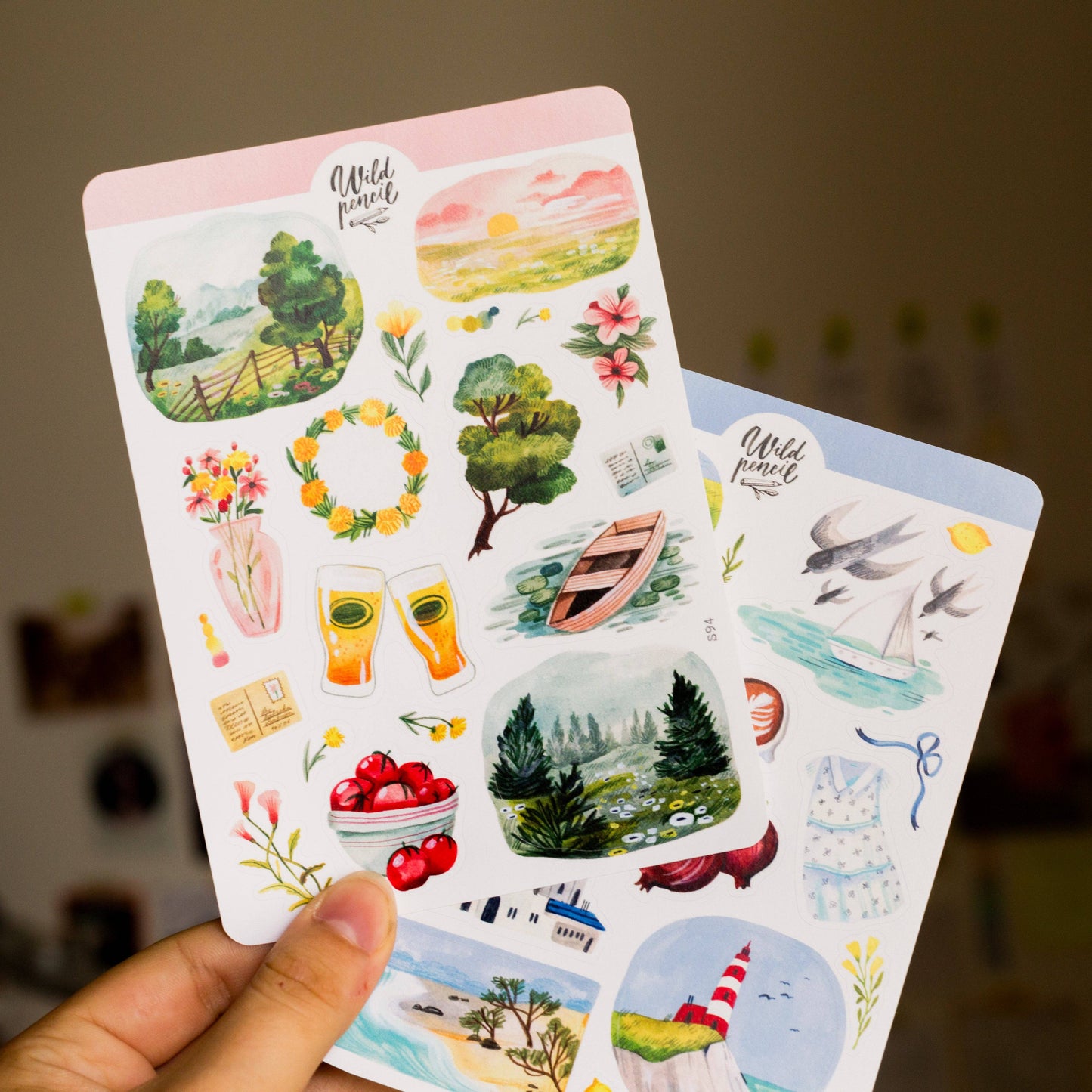 Sticker Sheet — Summer In The Nature