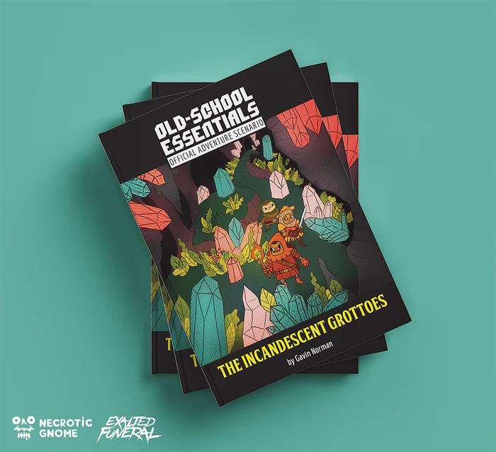 Old-School Essentials Official Adventure Scenario: The Incandescent Grottoes (Includes PDF)