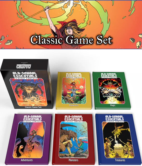 Old-School Essentials Classic Game Set RPG (Includes PDF)