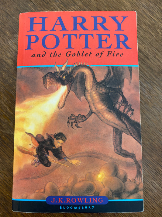 Harry Potter and the Goblet of Fire book 4 by JK Rowling