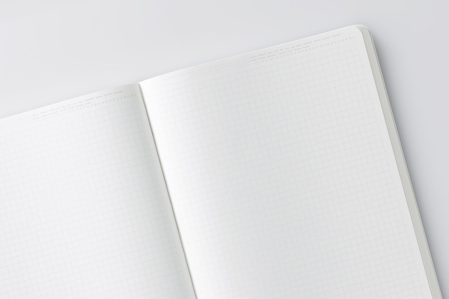 Full Year Gridded Notebook (A5) by STALOGY