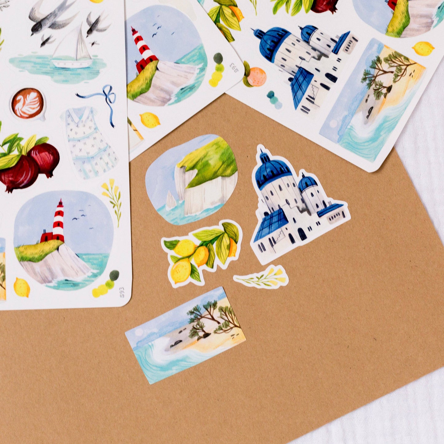 Sticker Sheet — Summer By The Sea