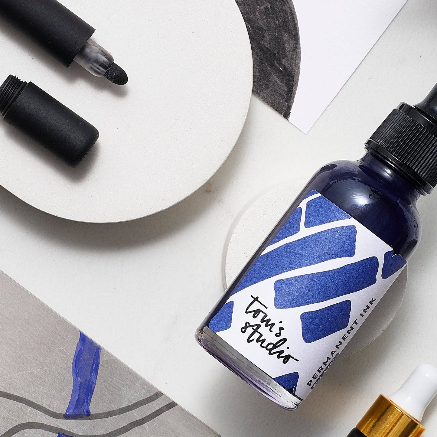 Permanent Inks (30ml): Black (Permanent)