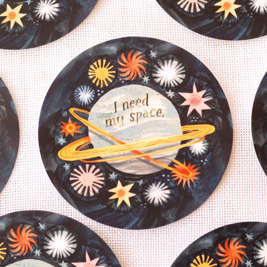 Vinyl Sticker — I Need My Space
