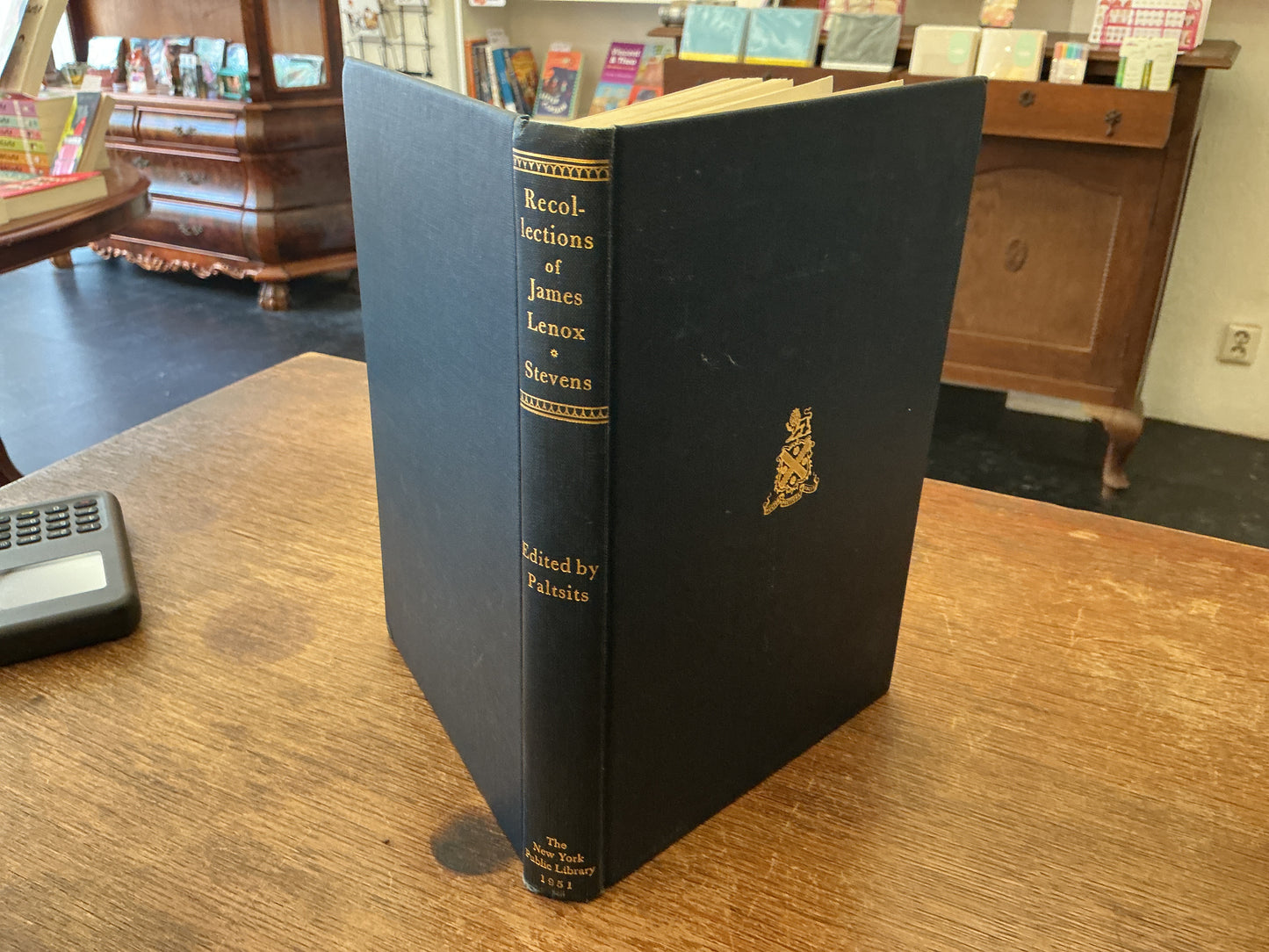 Recollections of James Lenox 1951 edition
