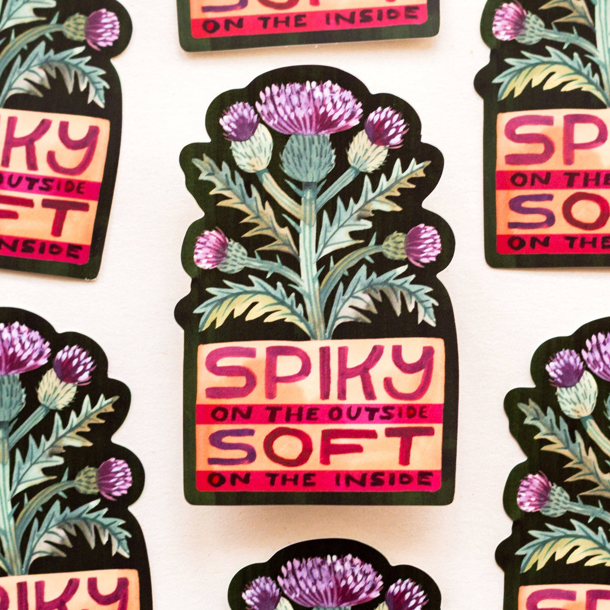 Vinyl Sticker — Spiky