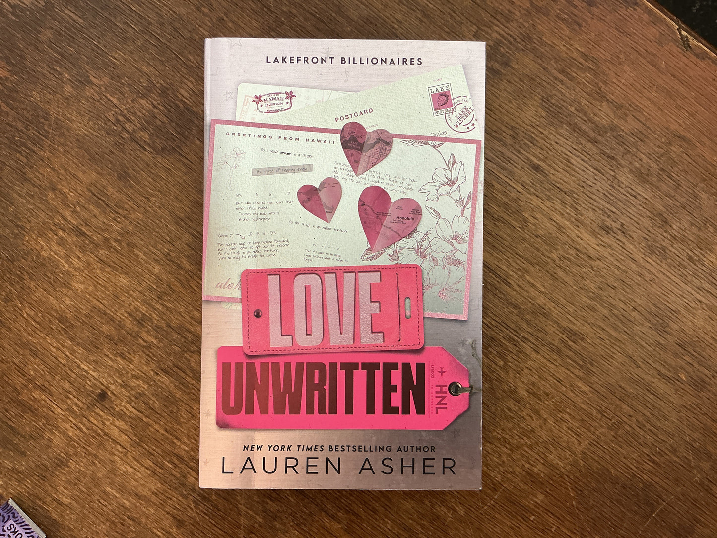 Love Unwritten: Lakefront Billionaires #2