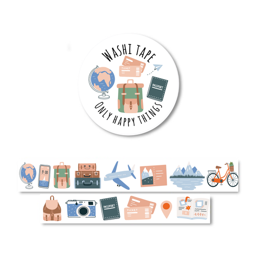 Washi tape Let's travel