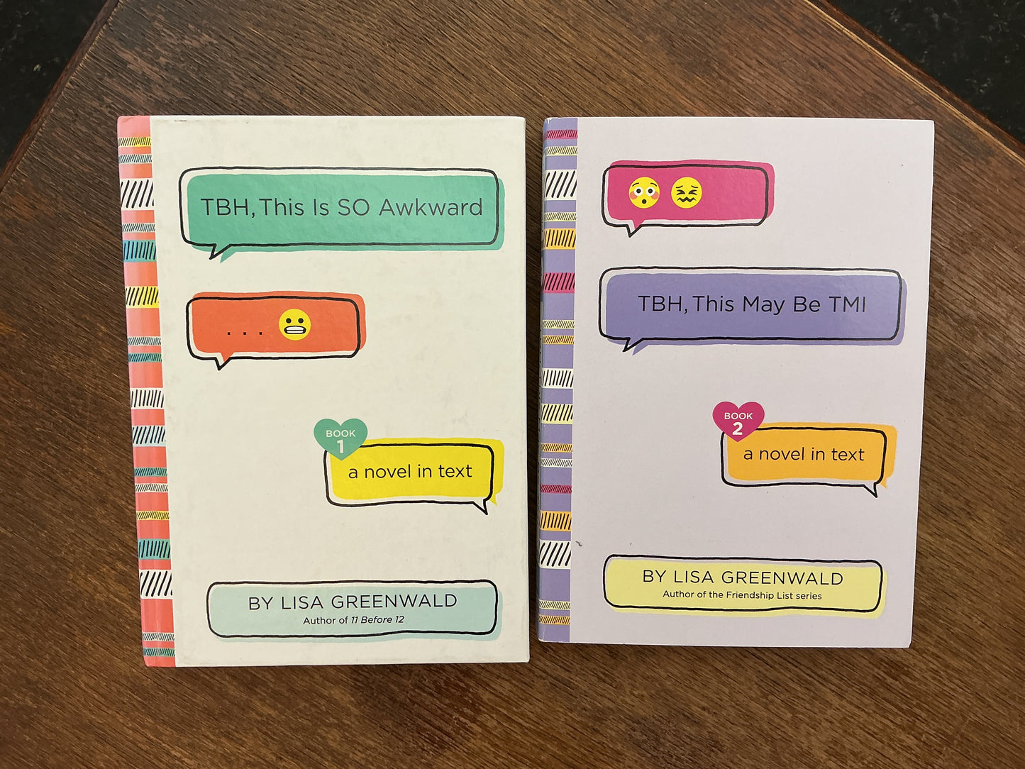 TBH #1 & #2: TBH, This Is So Awkward by Lisa Greenwald