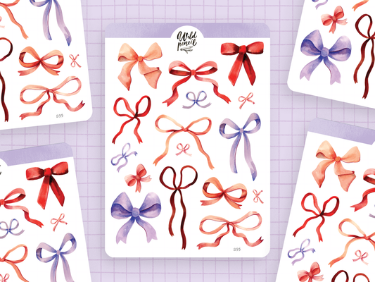 Sticker Sheet — Bows