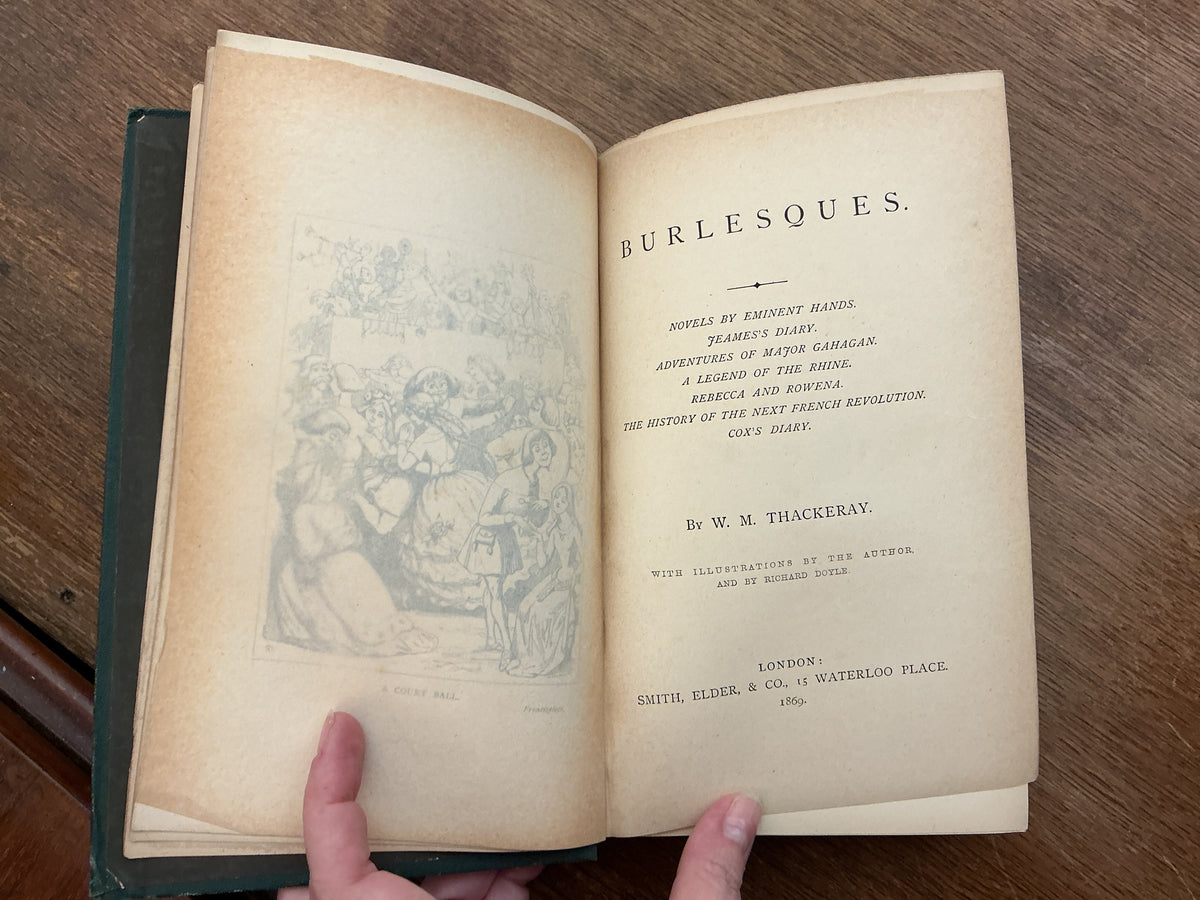 Burlesques by W.M. Thackeray 1869