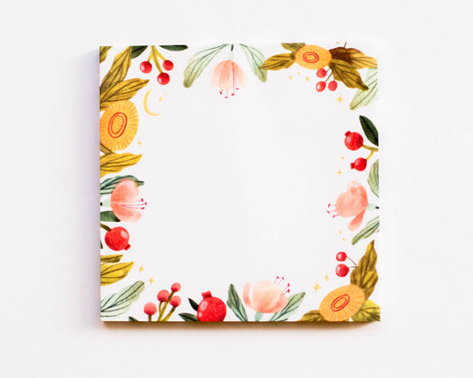 Sticky notes — Cheery flowers