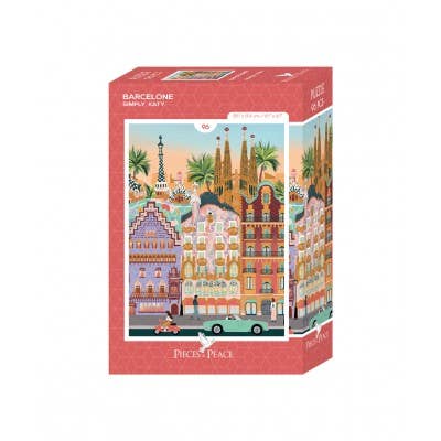 96-Piece Mini Puzzle - Barcelona
