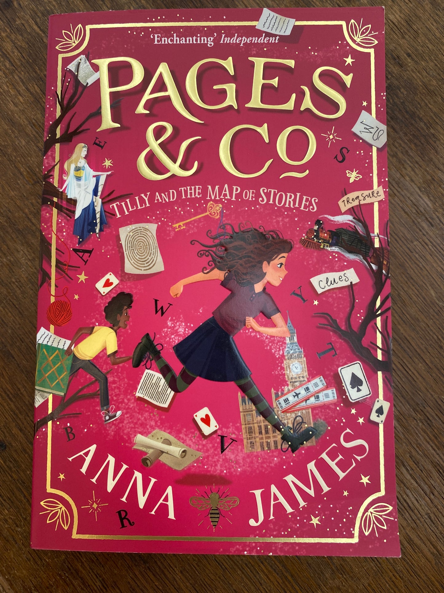 Pages and Co- Tilly and the Map of Stories by Anna James