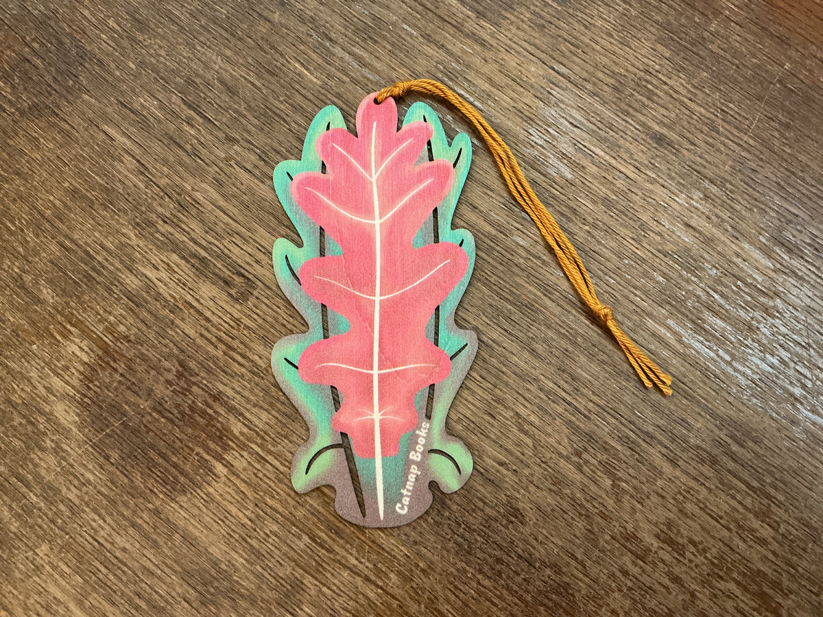 Wooden Oak Leaf Bookmarks