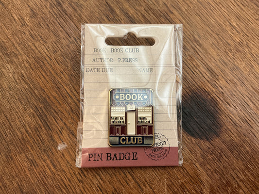 Book Club Pin Badge