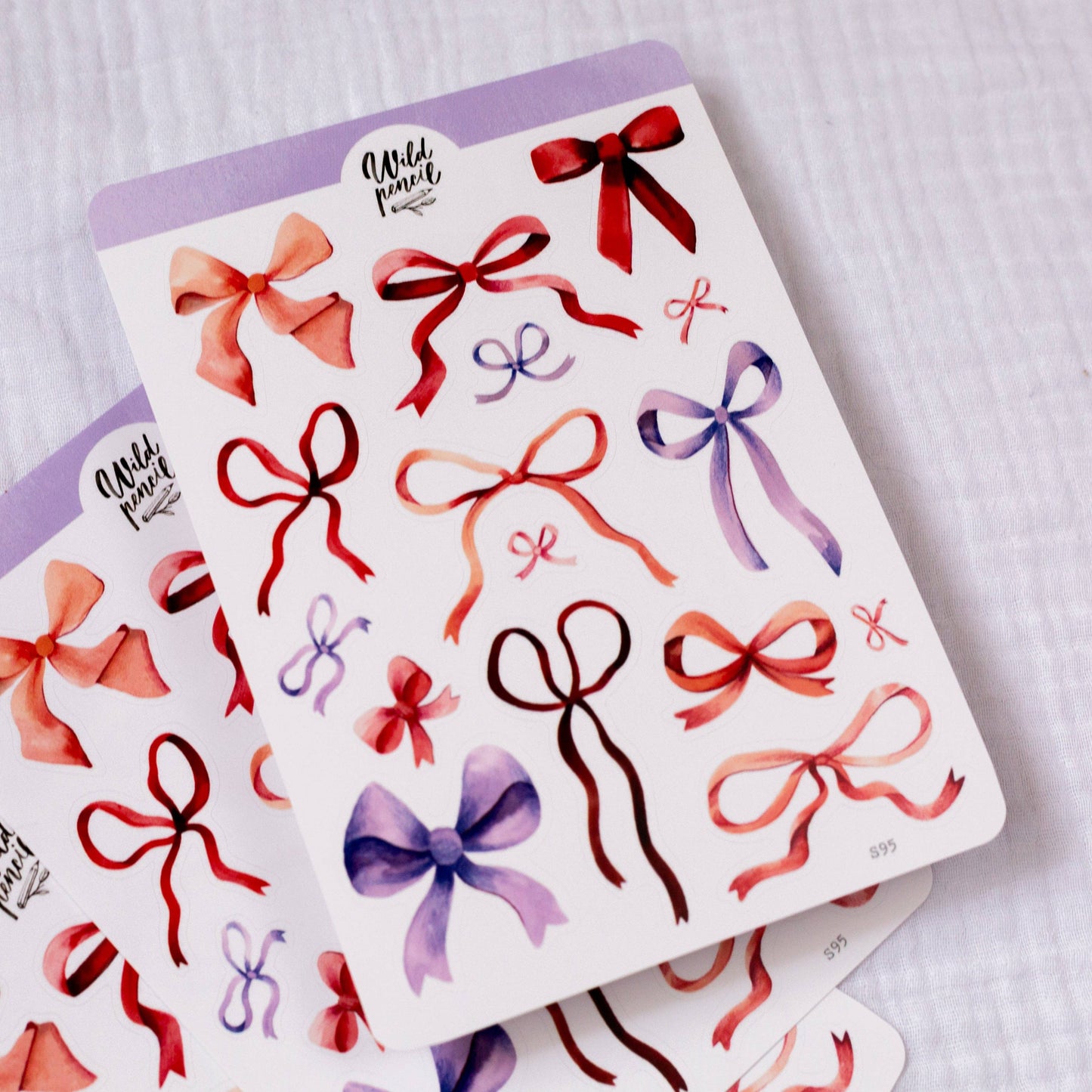 Sticker Sheet — Bows