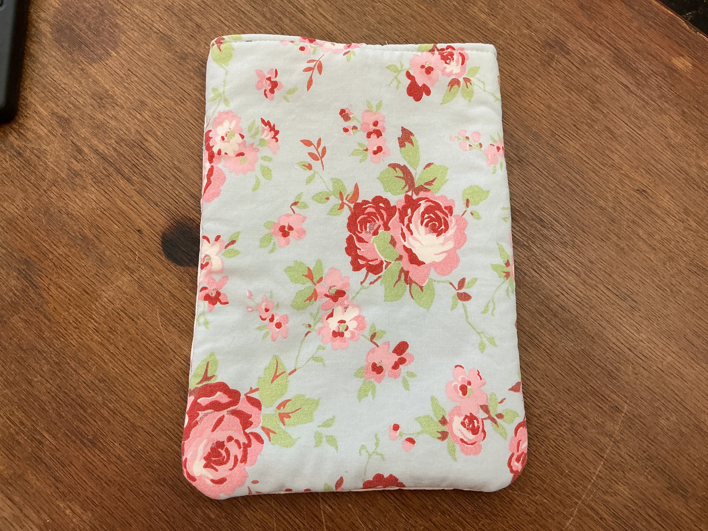 Floral Embroidery Book Sleeve Handmade in Haarlem (floral back)